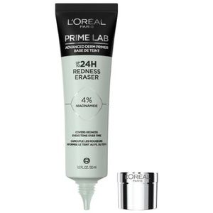 🆕L'Oreal Paris Up to 24hr Lab Primer - Redness Eraser - 1 fl oz